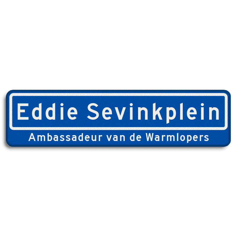 Straatnaambord Winnaar verloting Westenholterun
