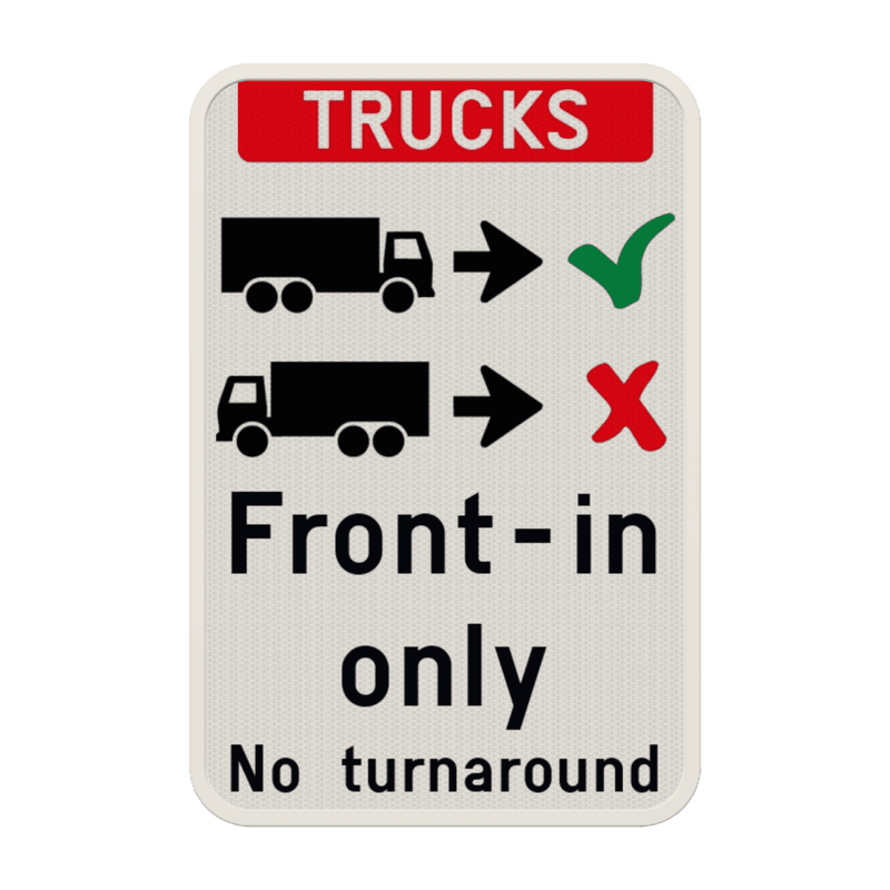Panneau Trucks Drive In Forwards Only