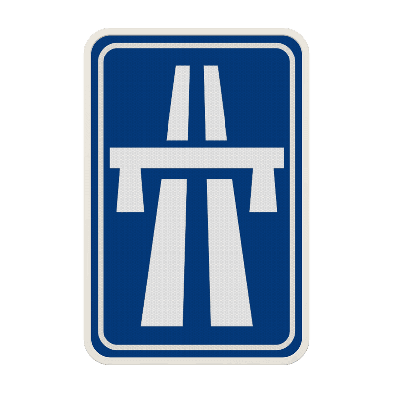 Panneau G2000 - F5 - Début d’une autoroute ou accès à une autoroute