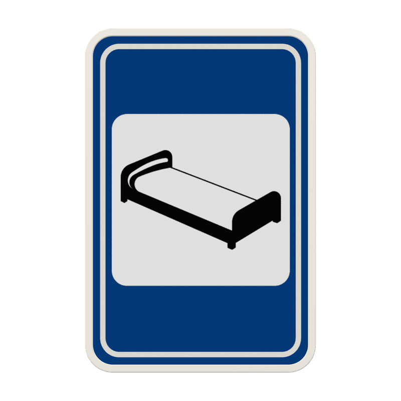 Panneau G2000 - F65 - Hôtel ou motel