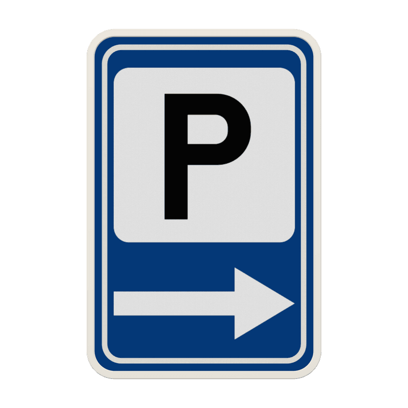 Panneau G2000 - F59 - Annonce d’un parking