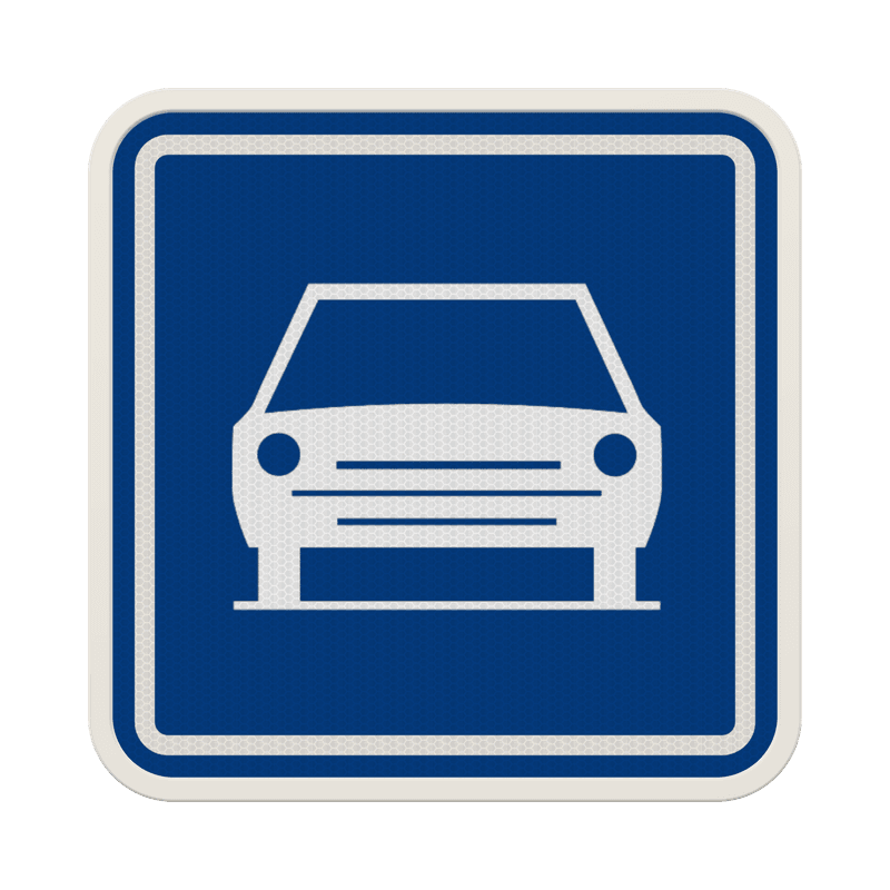 Panneau G2000 - F9 - Route pour automobiles