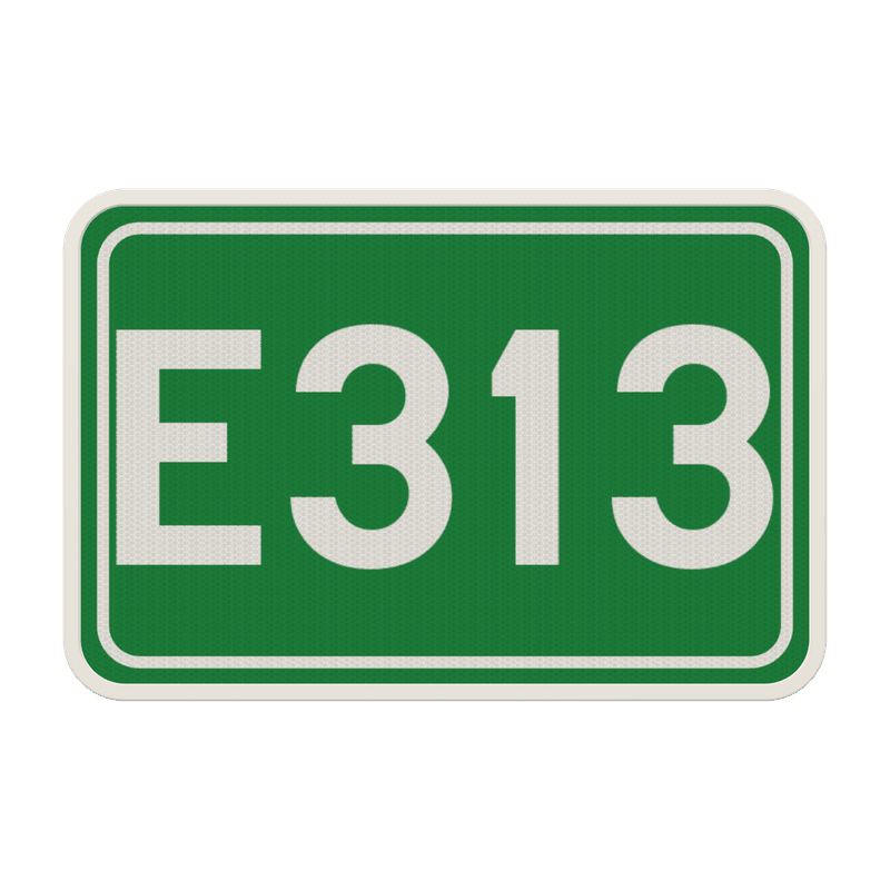 Panneau G2000 - F23c - Numéro d’une route internationale