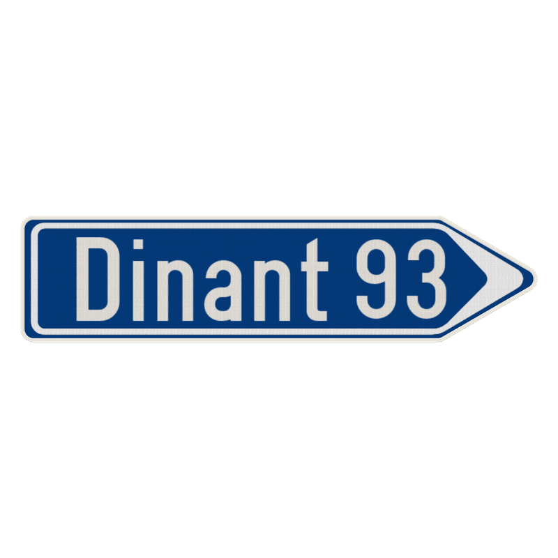 Panneau G2000 - F29 - Signal de direction (droite)