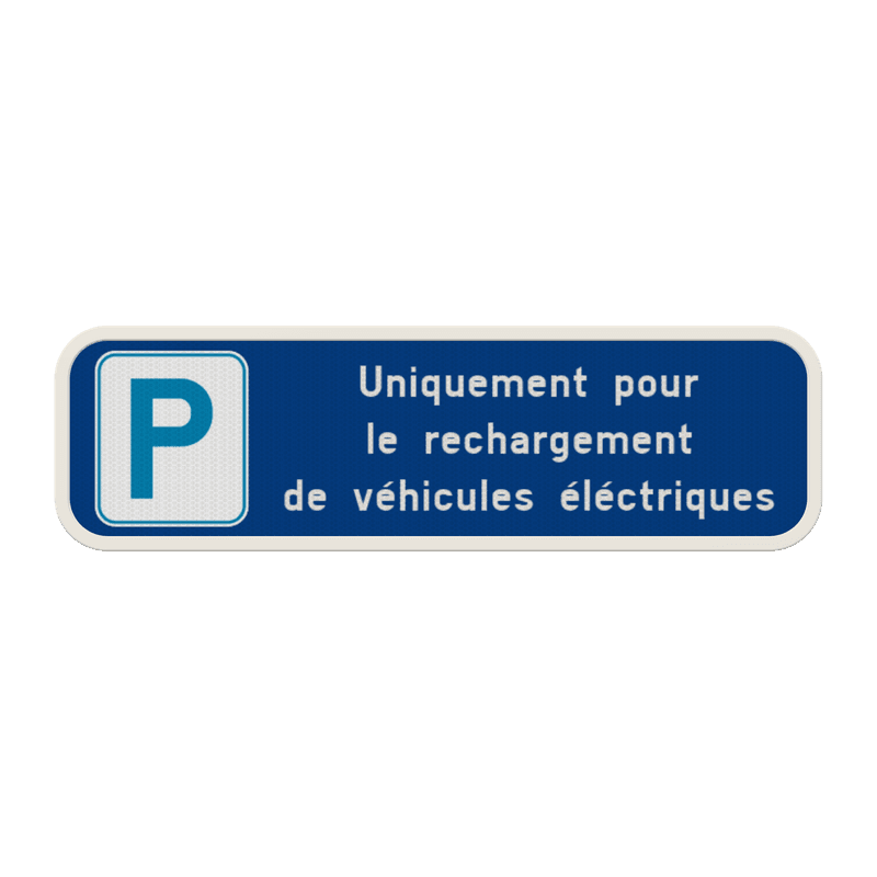 Panneau de stationnement – Véhicule électrique – 700x200mm