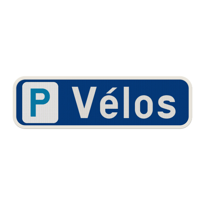 Panneau de stationnement personnalisable – Vélo, trottinette, scooter