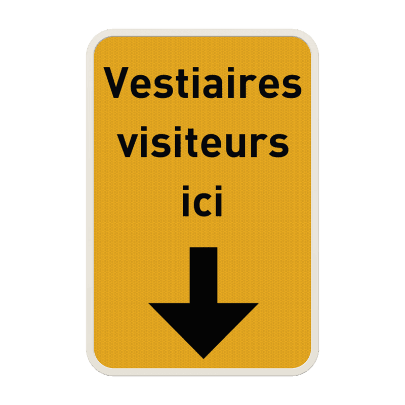 Panneau d'information - Votre texte + pictogramme
