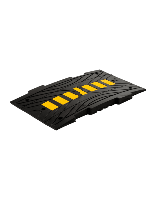 Verkeersdrempel rubber - middenelement voor zwaar verkeer - 900x500x50mm