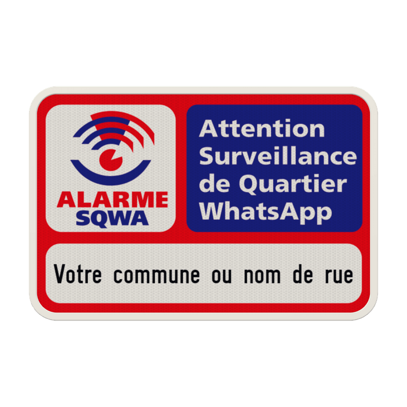 Panneau SQWA 3x2 - Texte personnalisé