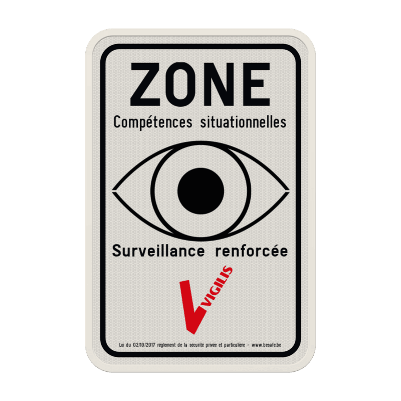 Panneau VIGILIS - Compétences situationnelles - Surveillance renforcée - Suveillance Belge