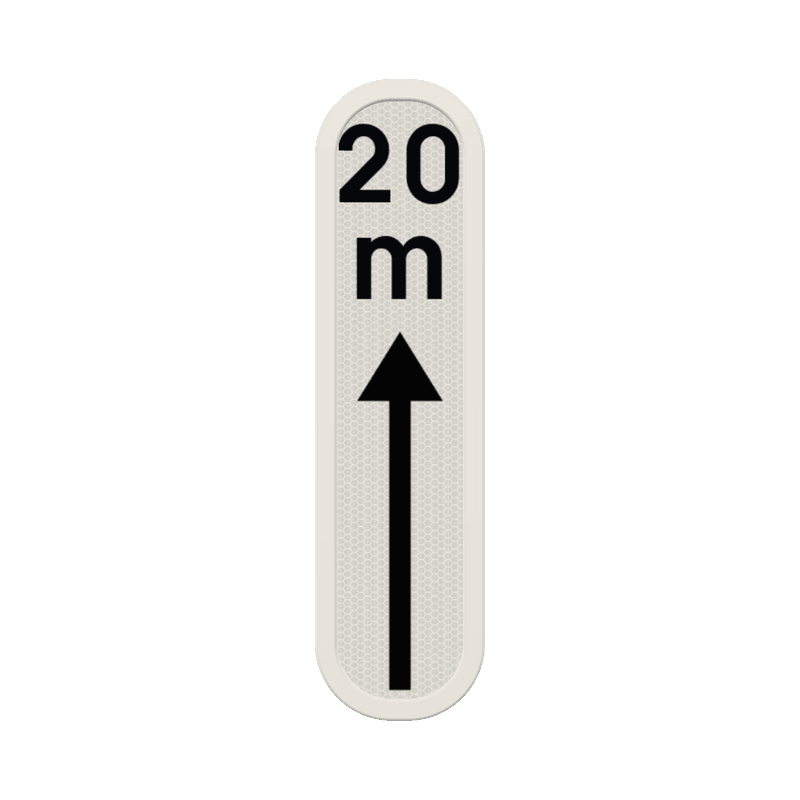 Panneau G2000 - G type Xc - Réglementation sur une courte distance