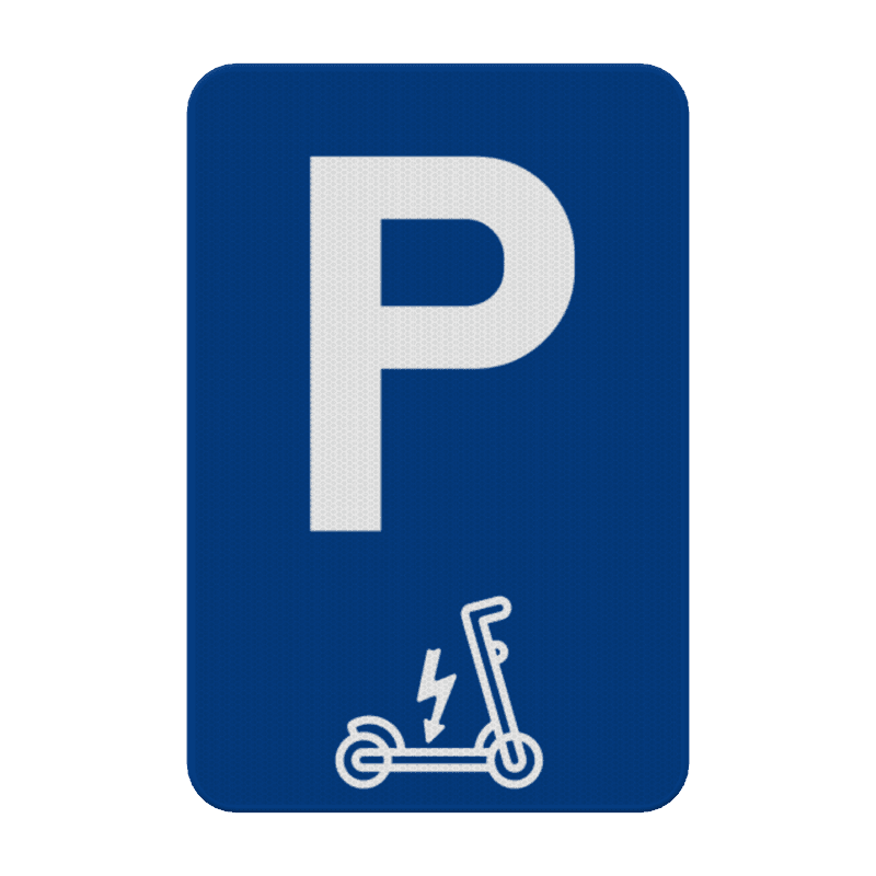Parkeerbord Elektrische Step