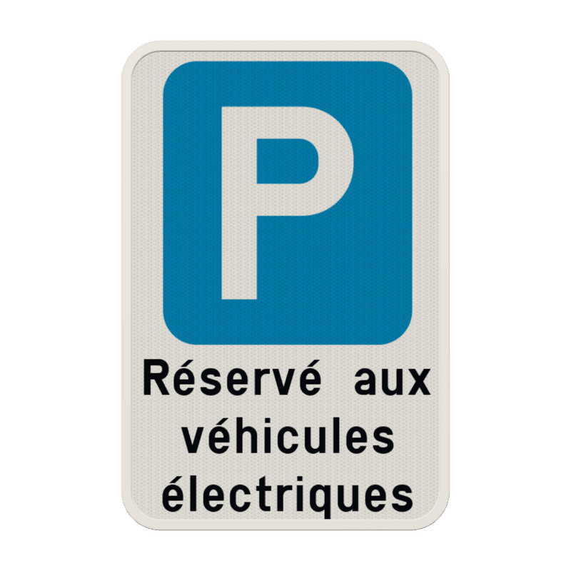 Panneau de parking – Véhicules électriques uniquement