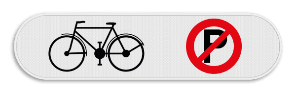 Parkeerverbod fietsen - Klein formaat