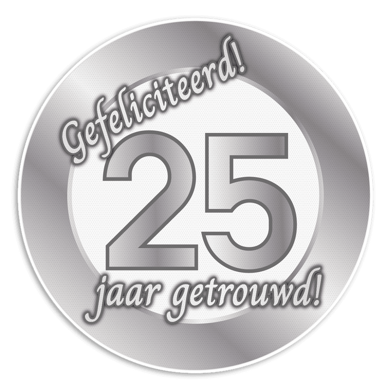 Verkeersbord - Zilveren Huwelijk