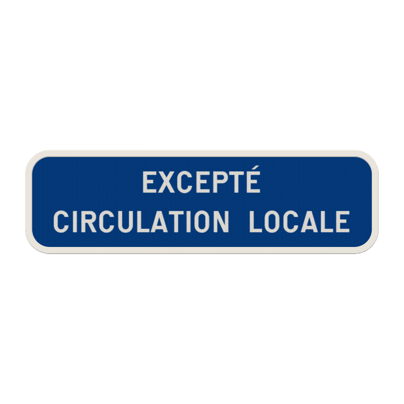 Panneau G2000 - G type IV - Restriction ou interdiction
