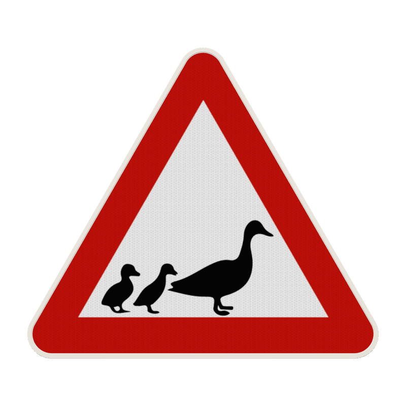 Panneau G2000 - Attention aux canards