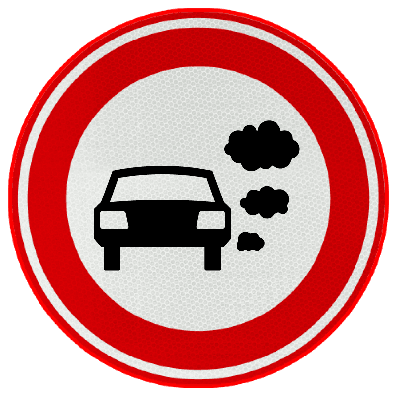 Verkeersbord RVV C22a - milieuzone