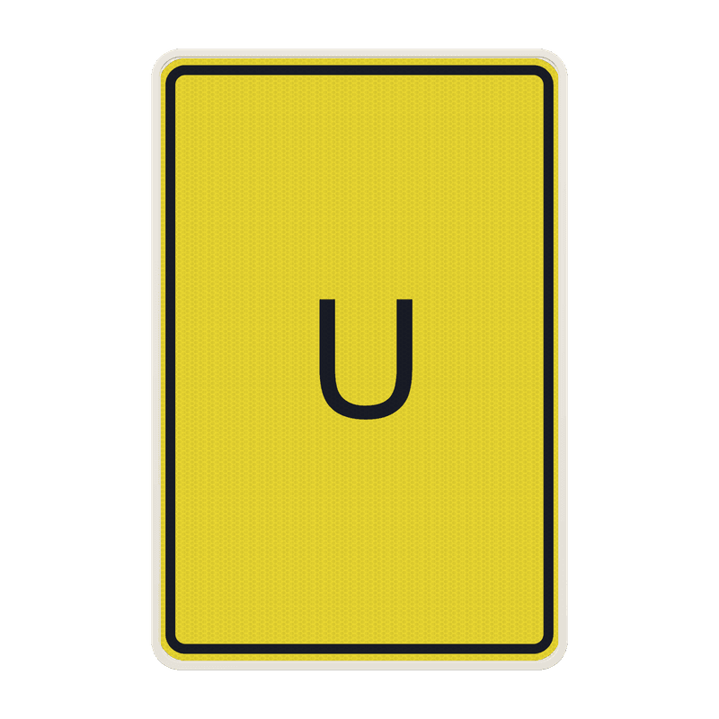 Verkehrszeichen 455.1-50 Umleitung ohne Pfeil