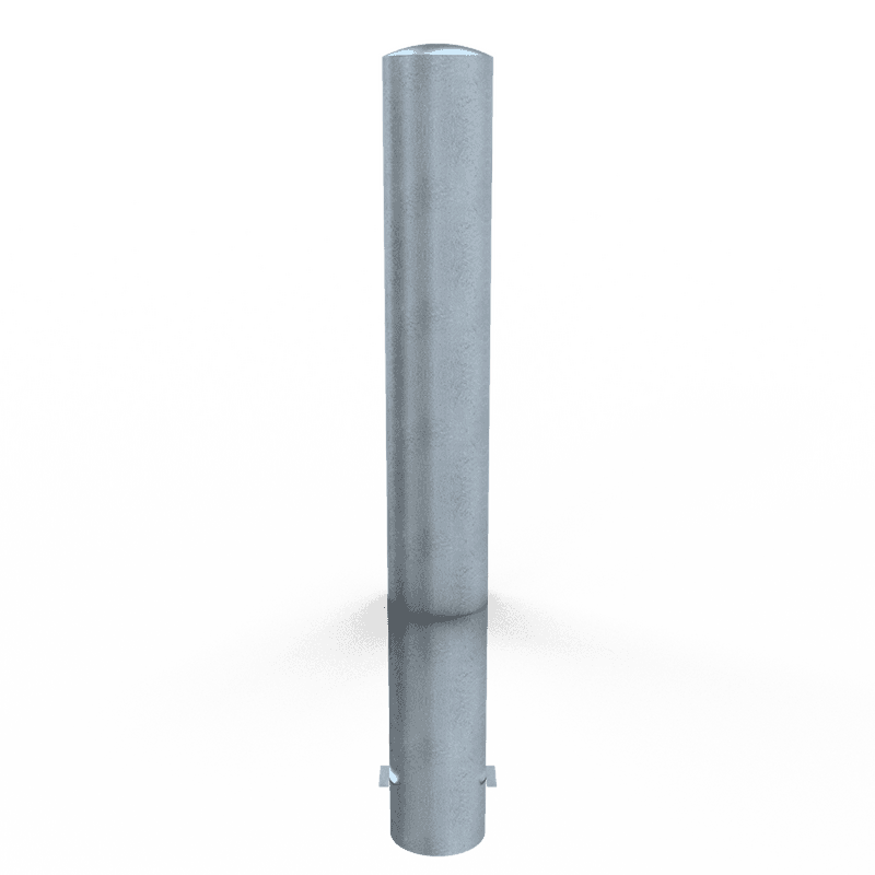 Rampaal Ø193mm staal verzinkt - 1200/1500/2000mm - met grondanker