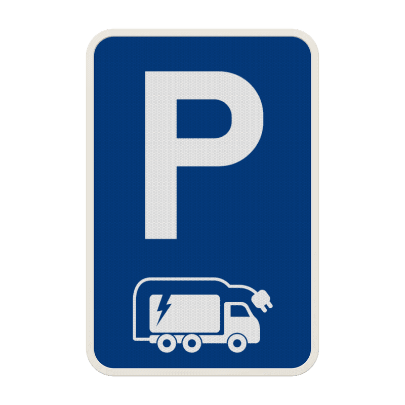 Panneau de parking pour camion électrique - plusieurs dimensions