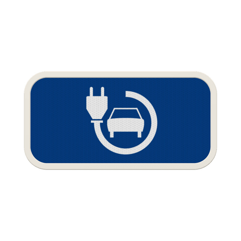 Panonceau pour recharge de véhicule électrique - plusieurs dimensions