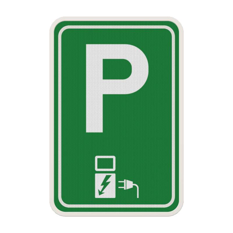 Panneau de parking borne de recharge pour véhicule électrique - plusieurs dimensions