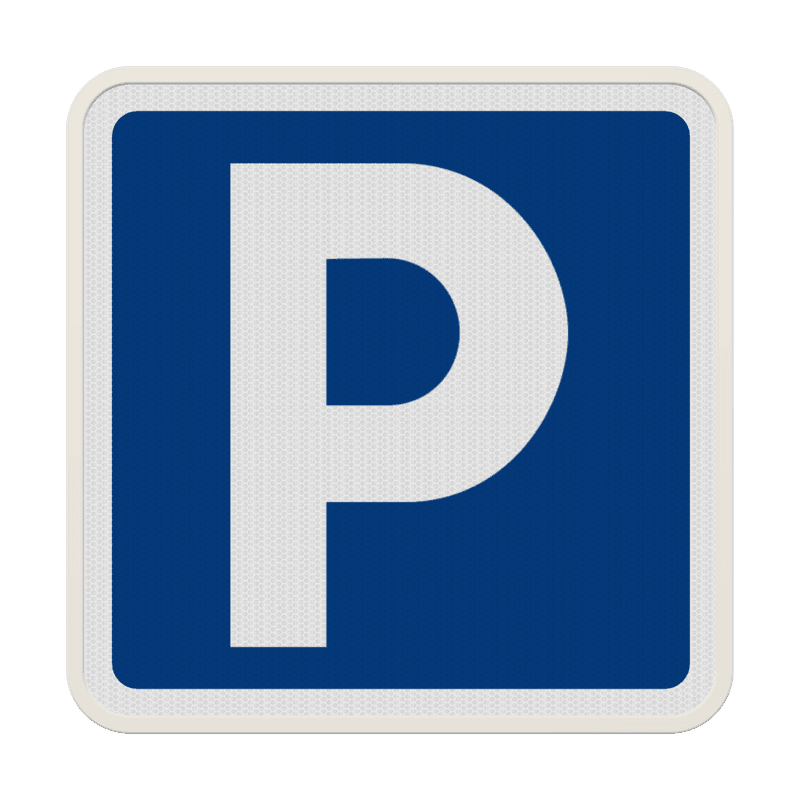 Panneau C1a – Lieu aménagé pour le stationnement