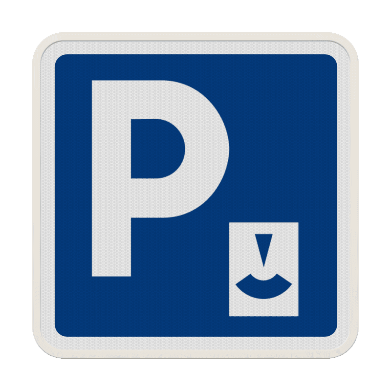 Panneau C1b – Stationnement gratuit à durée limitée avec contrôle par disque