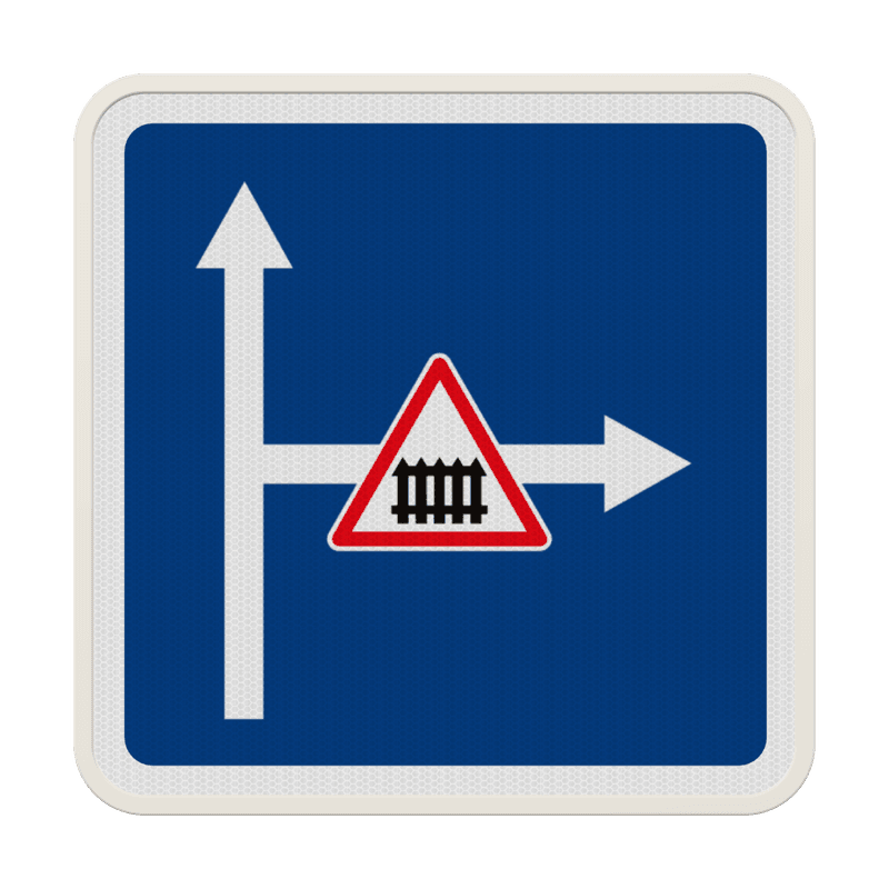 Panneau C24c – Conditions particulières de circulation sur une route ou une voie embranchée