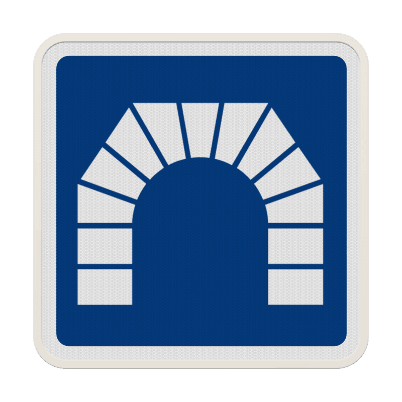 Panneau C111 – Entrée d’un tunnel