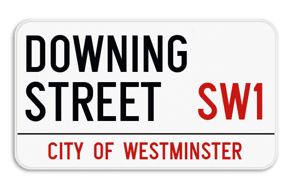 Straatnaambord Londen - Personaliseerbaar - 700x400mm
