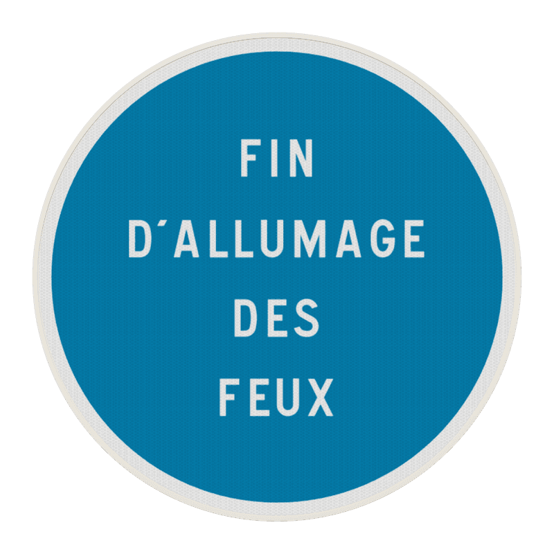 Panneau B49 – Fin d’une autre obligation