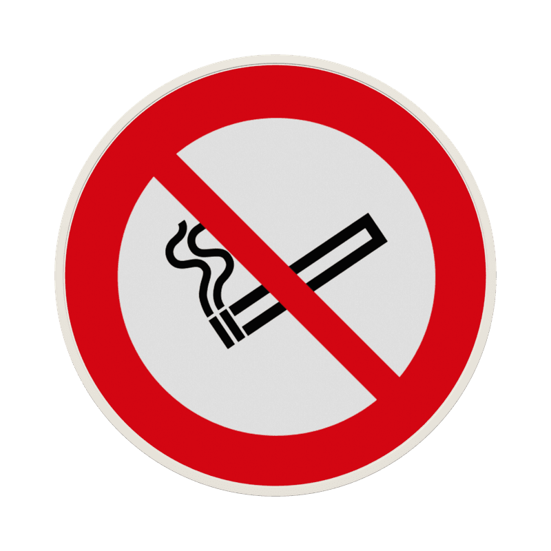 Panneau de signalisation - Interdiction de fumer