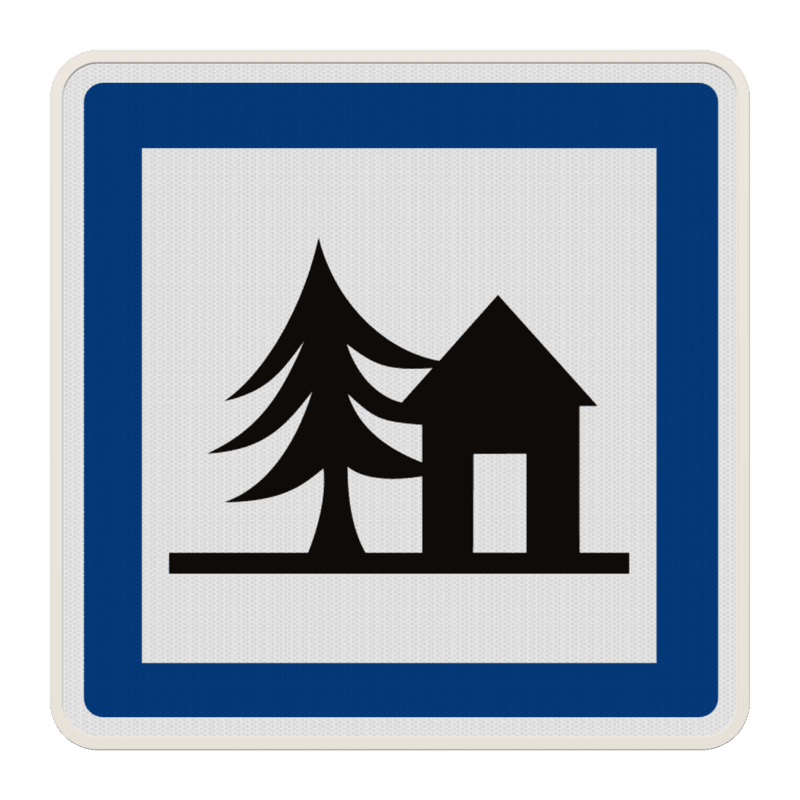 Panneau CE5a – Auberge de jeunesse