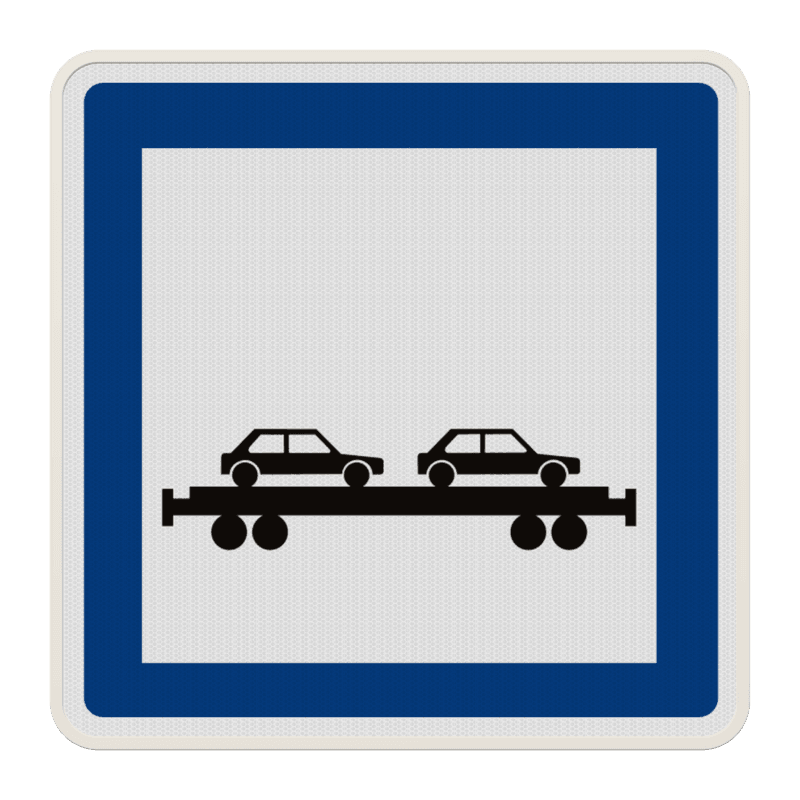Panneau CE8 – Gare auto/train