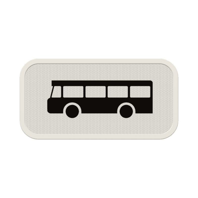 Panonceau M4b – Véhicules de transport en commun