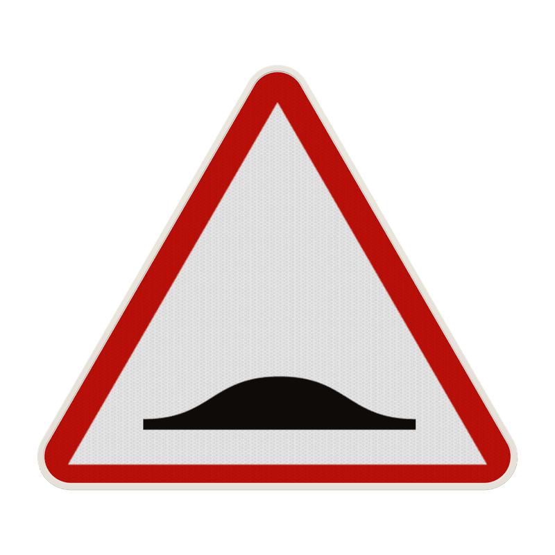 Panneau A2b – Ralentisseur de type dos-d’âne