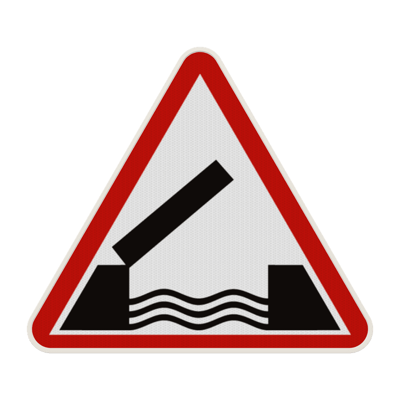 Panneau A6 – Pont mobile