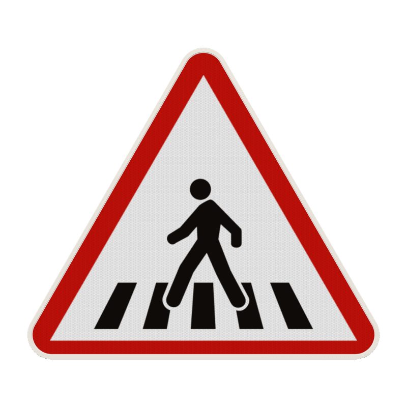 Panneau A13b – Passage pour piétons