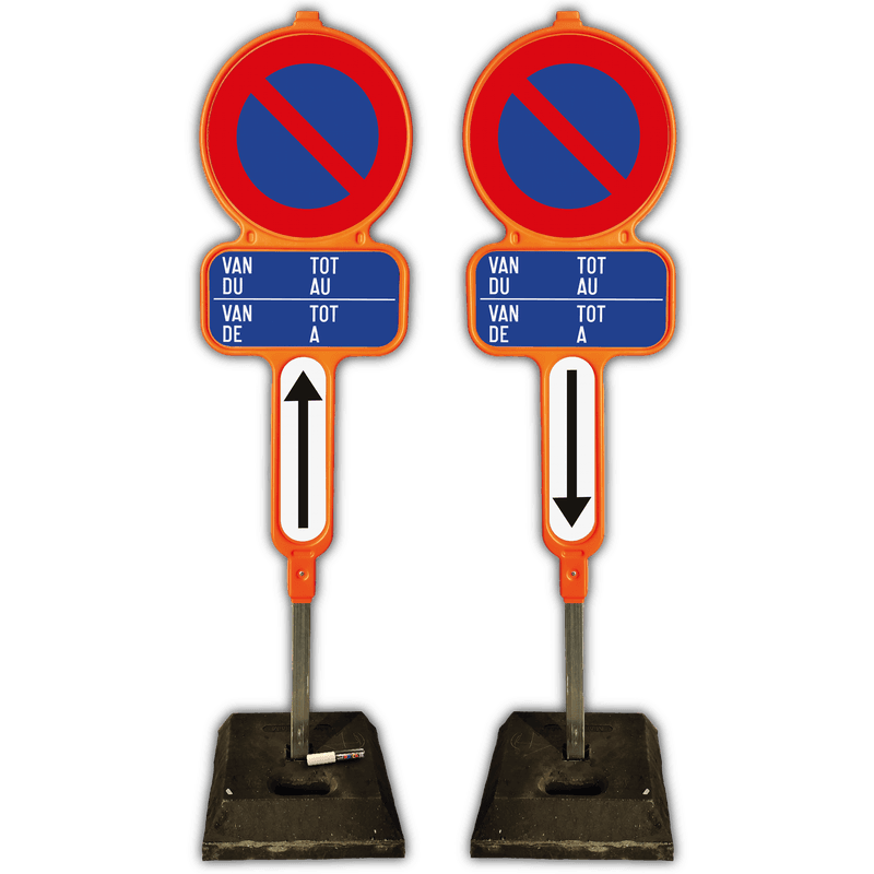 Parkeerverbod-Set E1 - PEHD - All inclusive - NL/FR
