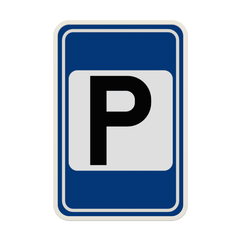 Panneau G2000 - F59a - Annonce d’un parking
