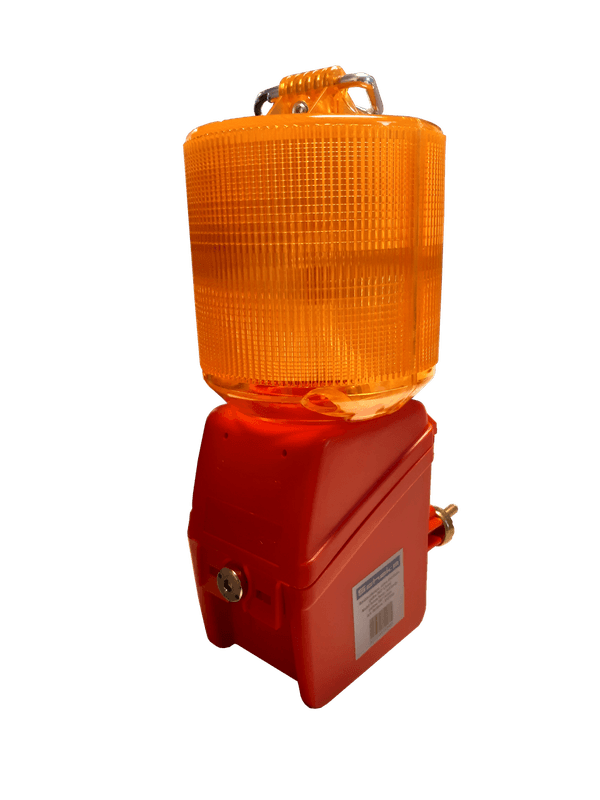 Bauzaunlampe 360° LED gelb/rot