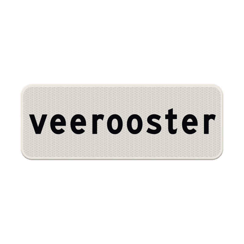 Verkeersbord RVV OBD17 - Veerooster