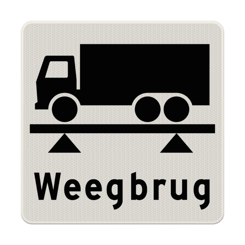 Verkeersbord RVV OBD08- Weegbrug