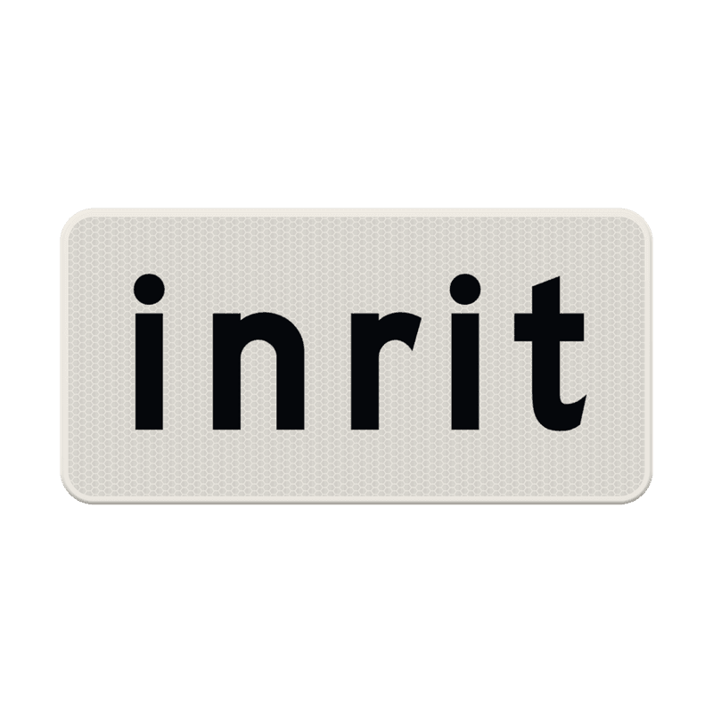Verkeersbord RVV OBD06 - Inrit