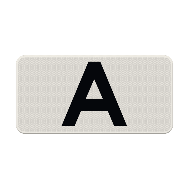 Verkeersbord RVV OB901-A - Categorie A