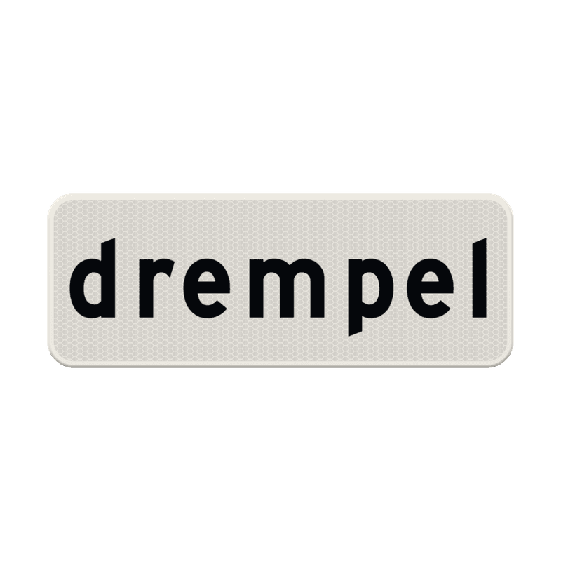 Verkeersbord RVV OB602a - Drempel