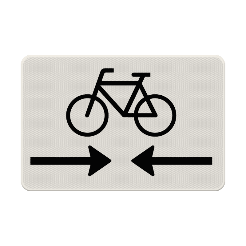 Verkeersbord RVV OB503OB02 - Kruising fietspad
