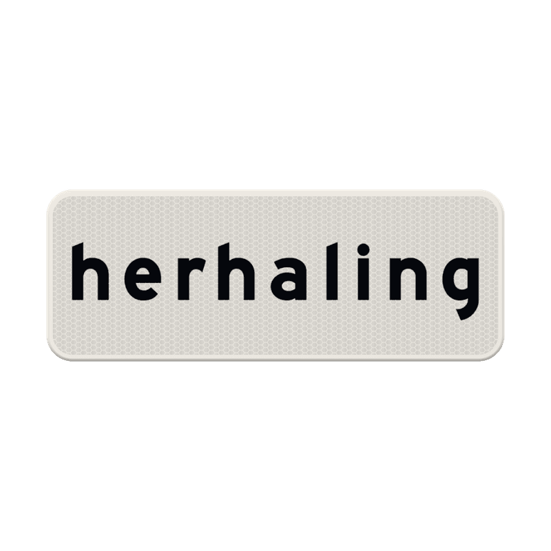 Verkeersbord RVV OB311 - herhaling